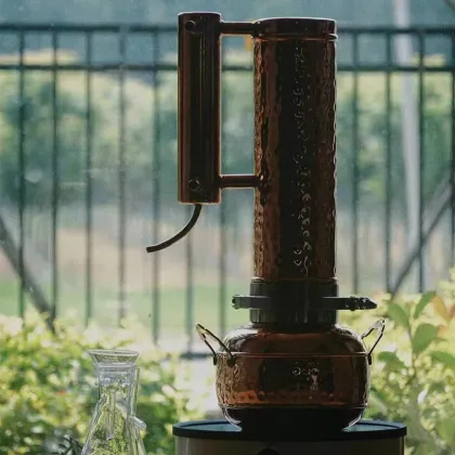 Copper Flower Water Distillation Machine for Herb Essential Oils