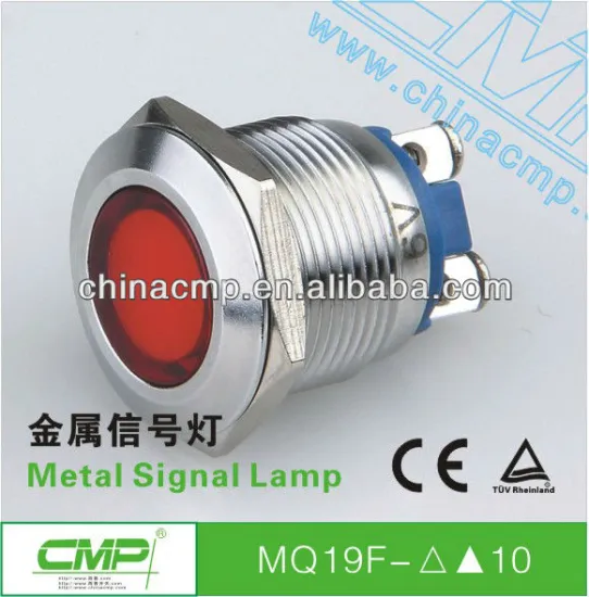CMP 19mm Stainless Steel Metal Waterproof LED Signal Lamp