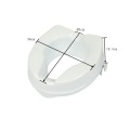 Medical Locking Elevated Removable Toilet Seat Without Lid