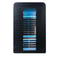 Black Solid Wood Two Person Infrared Sauna
