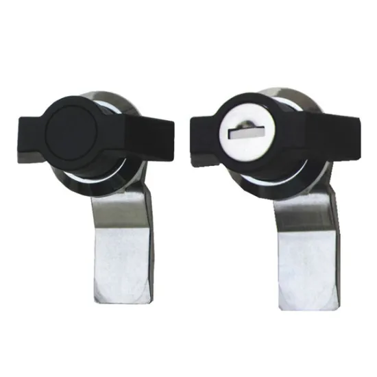 Hot Sale Black Zinc Alloy Turn Knob Lock for Metal Cabinets - MS748