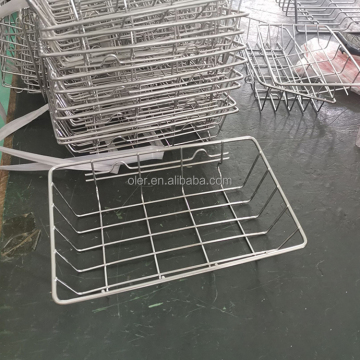 Caddy lavello da cucina in acciaio inossidabile su misura con rastrelliere e portavalza