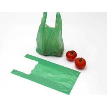 Green Plastic Shopping Bag