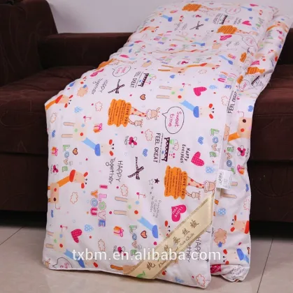 2015 baby children adult soft customize silk quilt