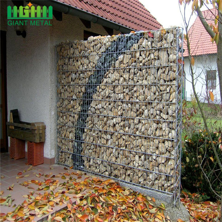 Galvanized gabion retaining wall welded gabion box