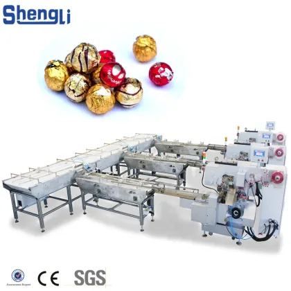 Chocolate Wrapping Machine for Ferrero Rocher and Coated Wafer Ball Chocolates