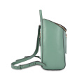 Moderner schlanker Lederrucksack einfache Tagestasche