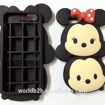 Cute 3D animal skin silicon case for iphone 6