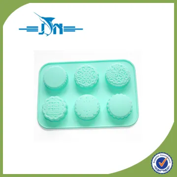 Mooncake Mold Silicone Non Stick Cake Ice Cube Mold Candy Biscuit Mould