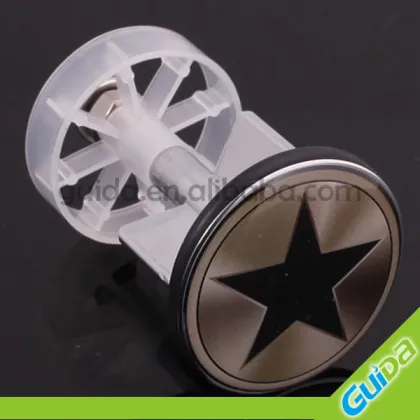Europe Standard Plastic Basin Drain Plug With Logo Design