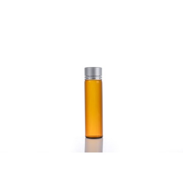 Glass essential oil bottle with secure lid