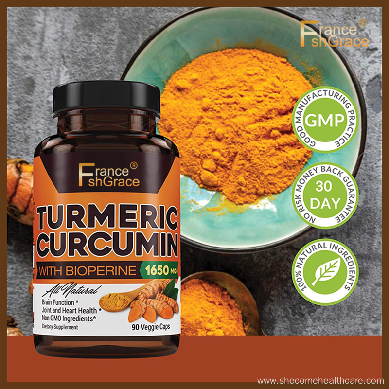 Turmeric Curcumin with BioPerine 95% Curcuminoids Capsules
