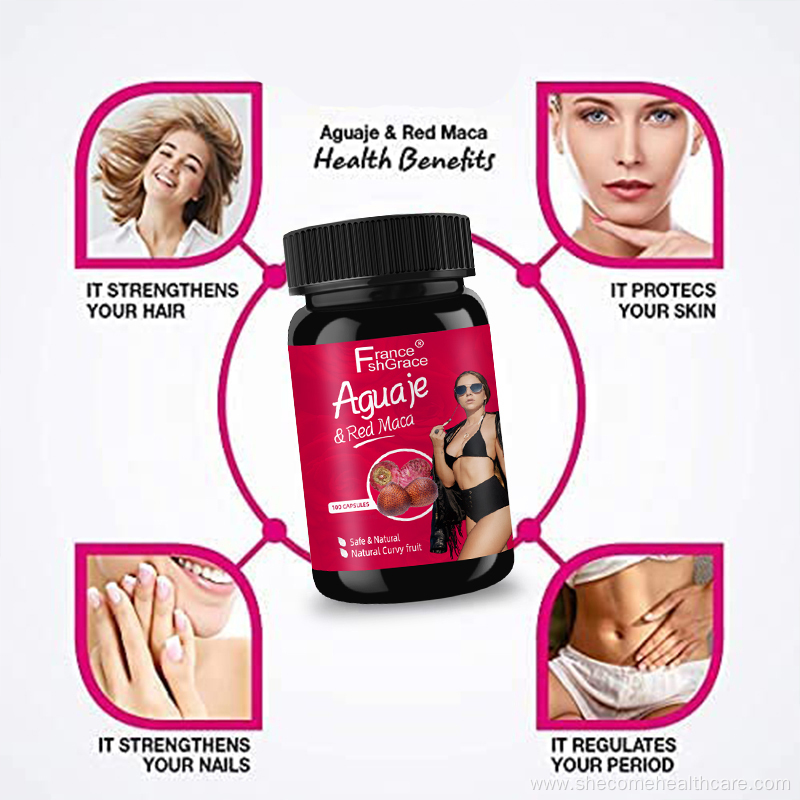 Maca Natural Supplement Butt and Breast Enhancement Capsules