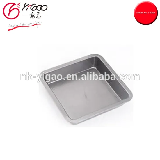 22.5 x 22.5 x 4.5cm square baking tray for oven cake baking use