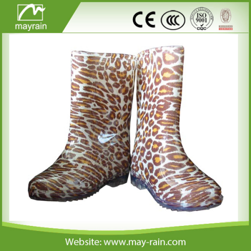 Fashion printed rain boots