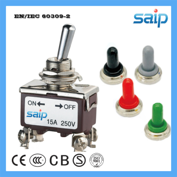 Spdt Dpdt 4p 20A on-off Toggle Switch with Waterproof Cap