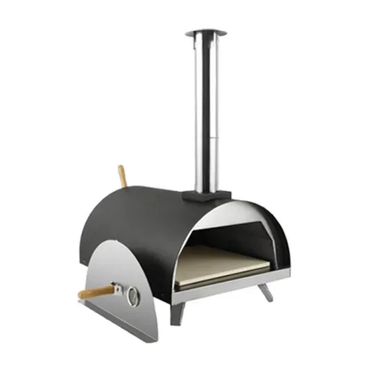 Auplex horno para Pizza Outdoor Portable Steel Pellet Wood Fired Pizza Oven