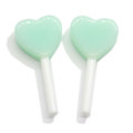 Nieuwe Licht Kleur Mini Hart Snoep Lollipop Vormige Plaksteen Harsen Cabochon DIY Speelgoed Artikelen Voor kinderen Handgemaakte Charms