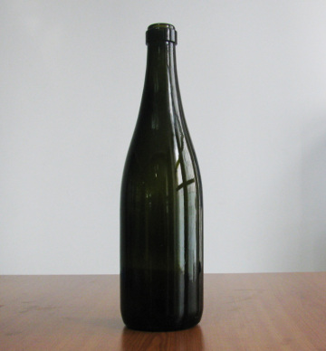 1500ml Dark Green Color Glass Champagne Bottle