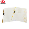 White C5 Envelope with Gold Logo and Window