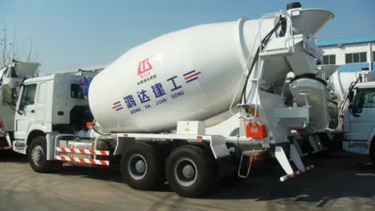 concrete mixing truck