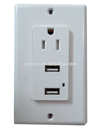 Wall USB Socket/Double USB soket 2.1A/1A/multi socket with usb socket