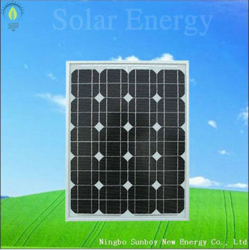 50W Monocrystalline Photovoltaic Solar Panel