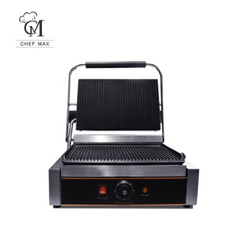 Chefmax Commercial 2200W Electric Cast Iron Panini Grill