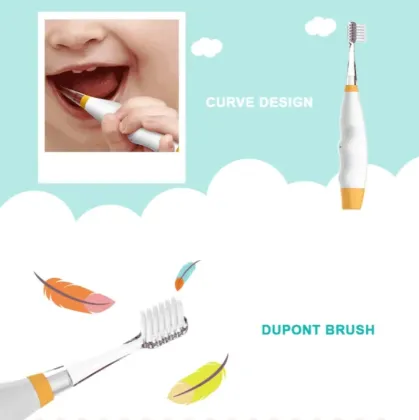 Cartoon Fairywill Rechargeable Electric Toothbrush for Kids - Soft Bristle Whitening Brush