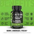 ACV y Garcinia Cambogia Keto BHB Cápsulas de adelgazamiento