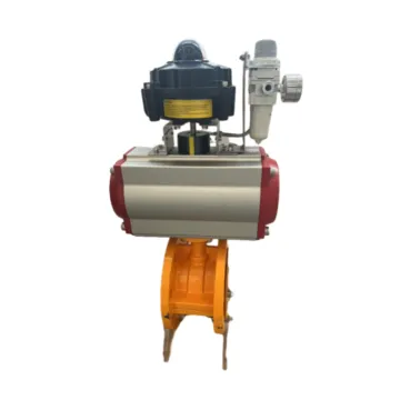Pneumatic Fluorine Lined Switch Shut-off Butterfly Valve