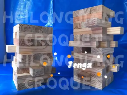 WOODEN GARDEN GAME-Jenga