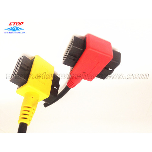 Conector OBD hembra a cable macho