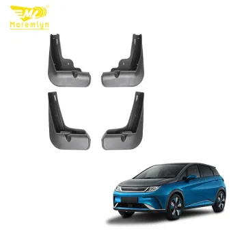 Maremlyn Haitun PP Plastic Car Mudguard Front Rear Mud Guard Mud Flap for BYD Dolphin ATTO 2 Accessory
