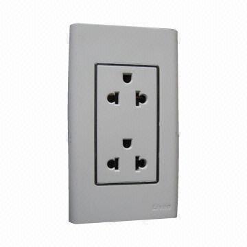 American design switch socket, made of ABS, PC copper and iron