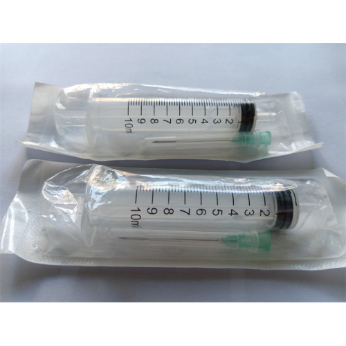 10ml luer slip dispoable syringe with needle