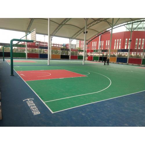 Playground Basketball Court Surface Interliglance Sport Piso