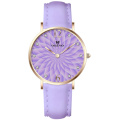 Reloj de cuarzo para mujeres Floral Watch Dial