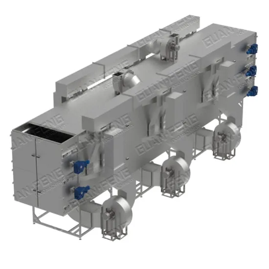 Steam-Powered Fruit & Vegetable Drying Machine: Overseas Onion & Garlic Dehydrator Belt Dryer for Food Processing