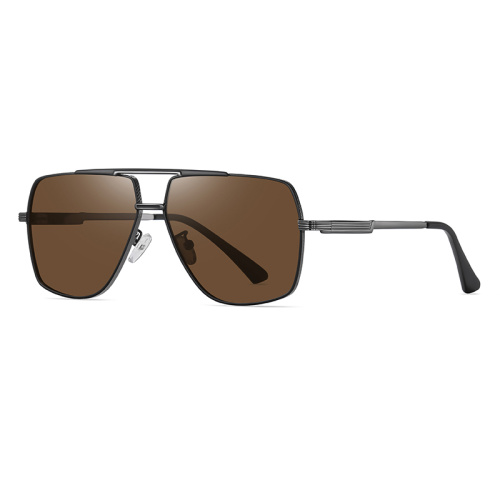 Metal Sunglasses For Woman Polygonal Fashion Men's Metal Sunglasses Factory