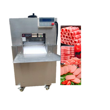 Automatic Stainless Steel Frozen Meat Slicer for Lamb, Beef, Bacon & Ham