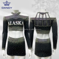 Custom Mystique Long Sleeve Cheerleader Costume