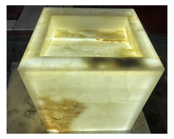 Lastre naturali in pietra di onice in marmo lucido - Prezzo da tavolo Onyx bianco traslucido Golden Amber