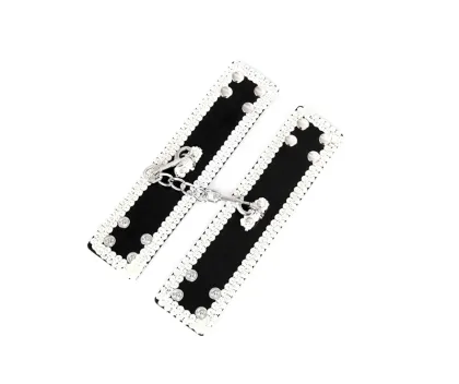 Leather bdsm Bondage Restraints Handcuffs &amp; Anklecuffs