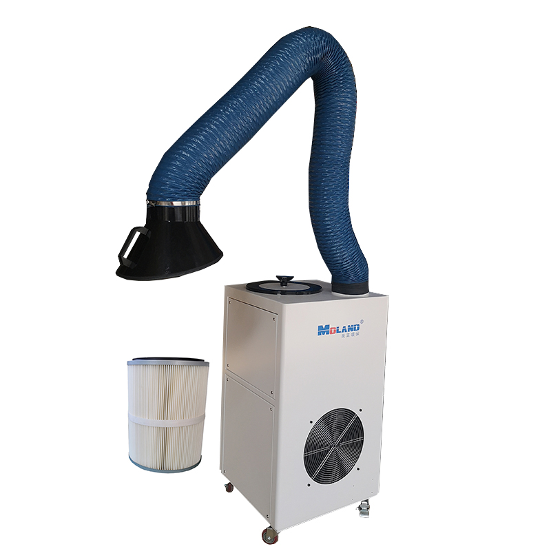 Mobile portable welding fume extractor