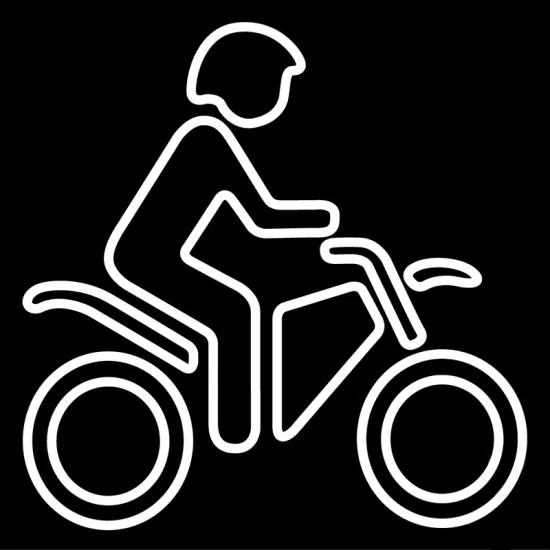 MOTORCYCLE LIGHTED NEON SIGN