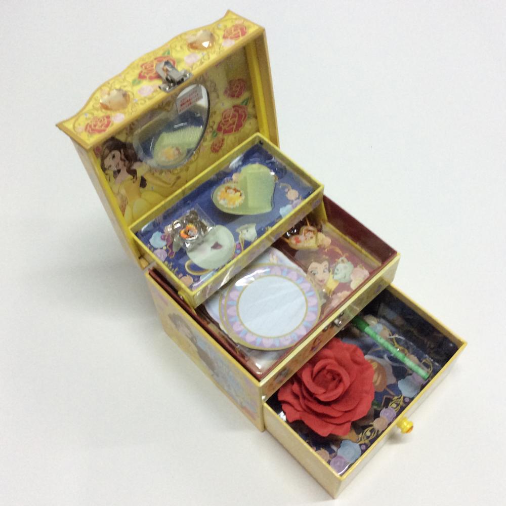 Paper diamond princess style jewelry storage box