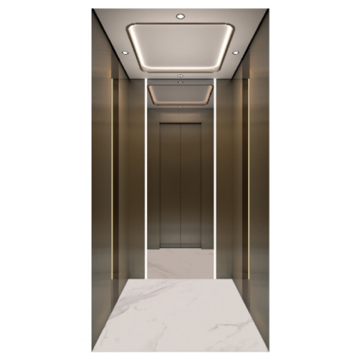 Bronzespiegel Edelstahlvilla Aufzug