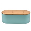 Large Oval Bread Box with Bamboo Cover
