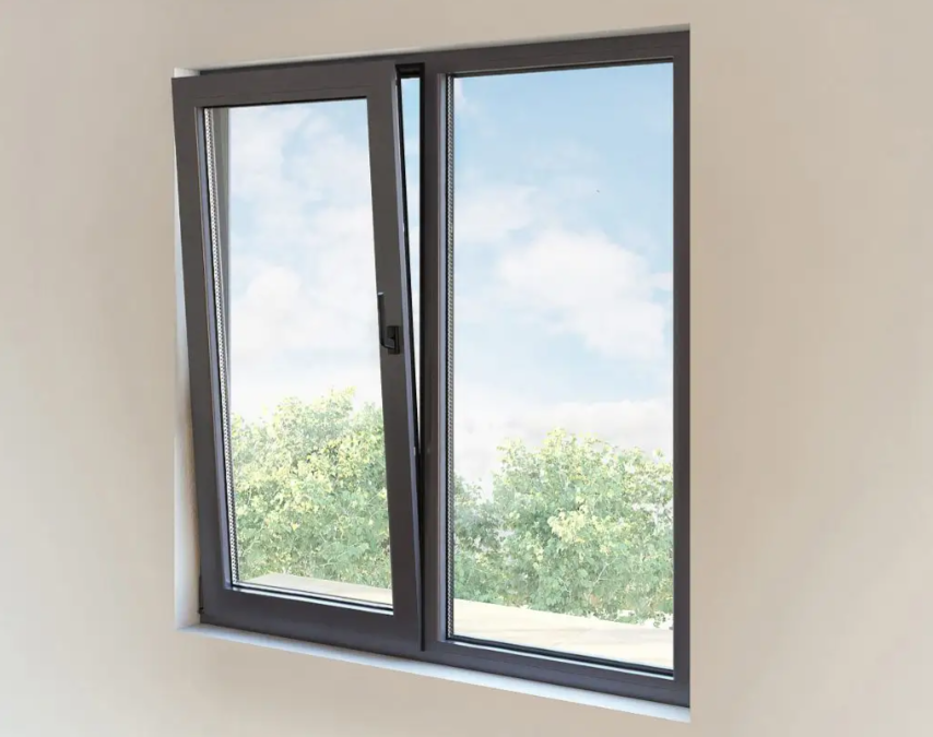 Aluminum tilt and turn windows